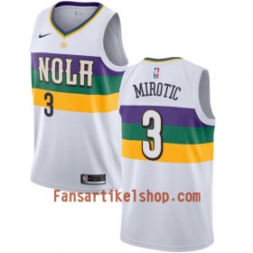 New Orleans Pelicans Trikot Nikola Mirotic 3 2018-19 Nike City Edition Weiß Swingman - Herren